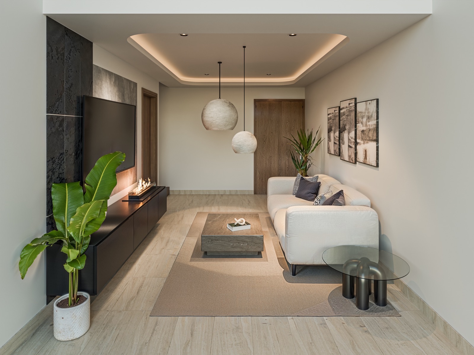 Sala con doble altura