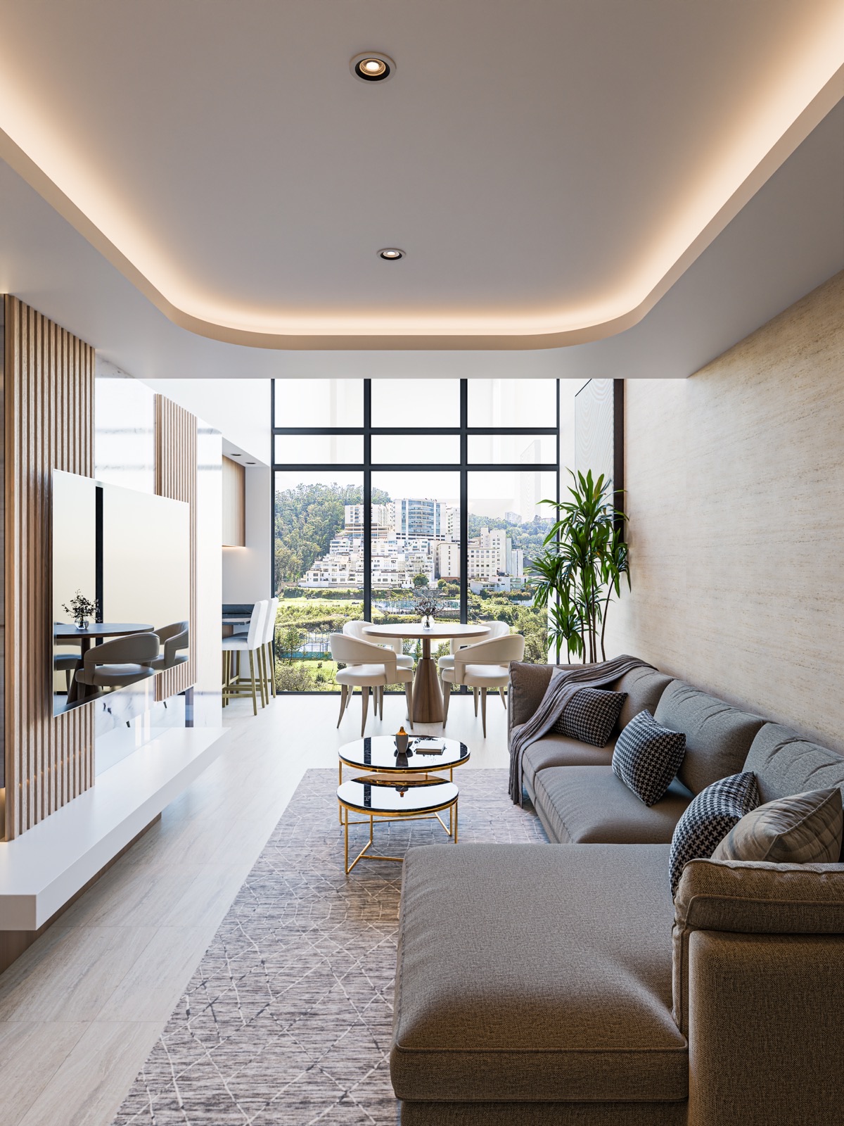 Sala con vista